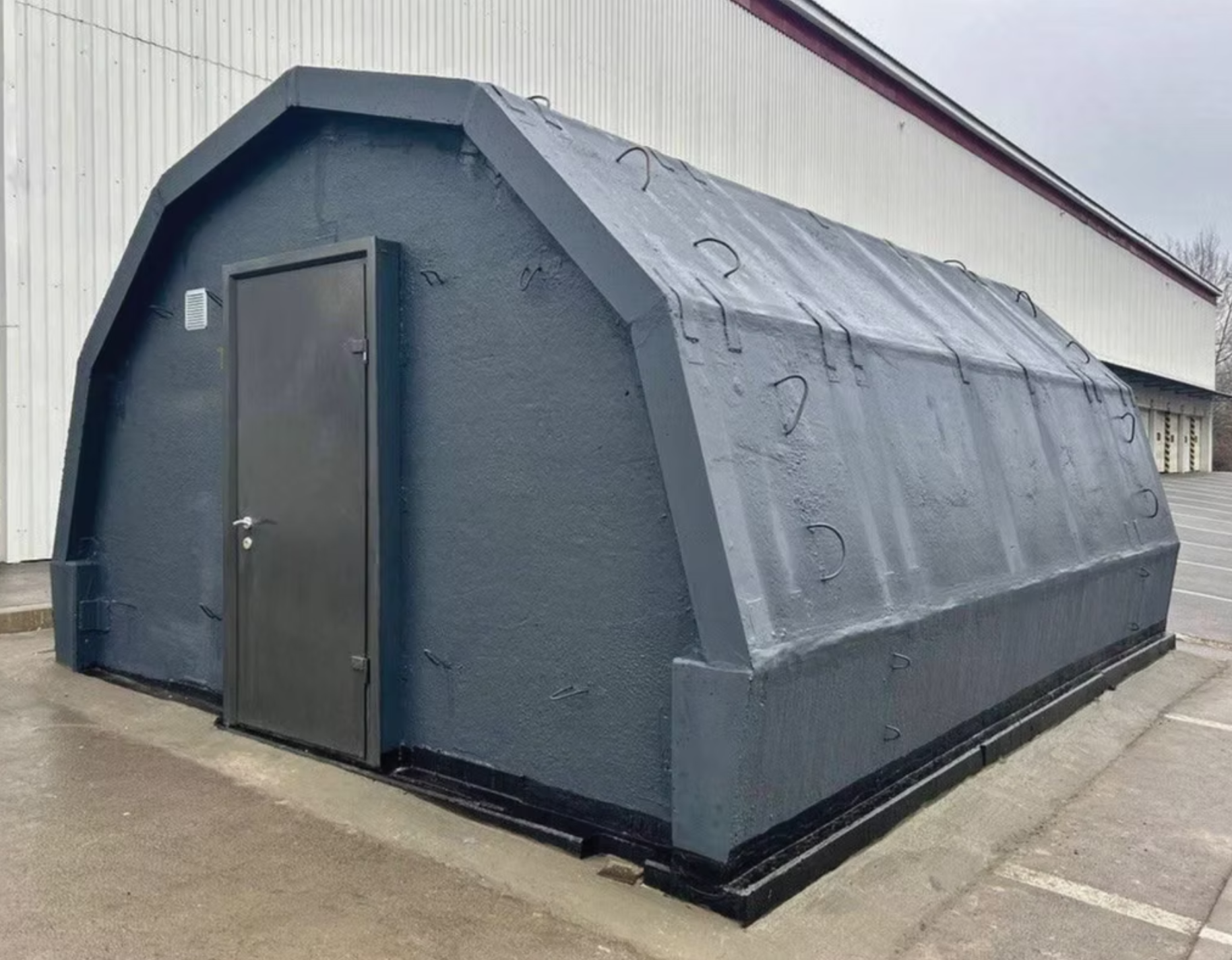 Beton bunker beskyttelsesrum