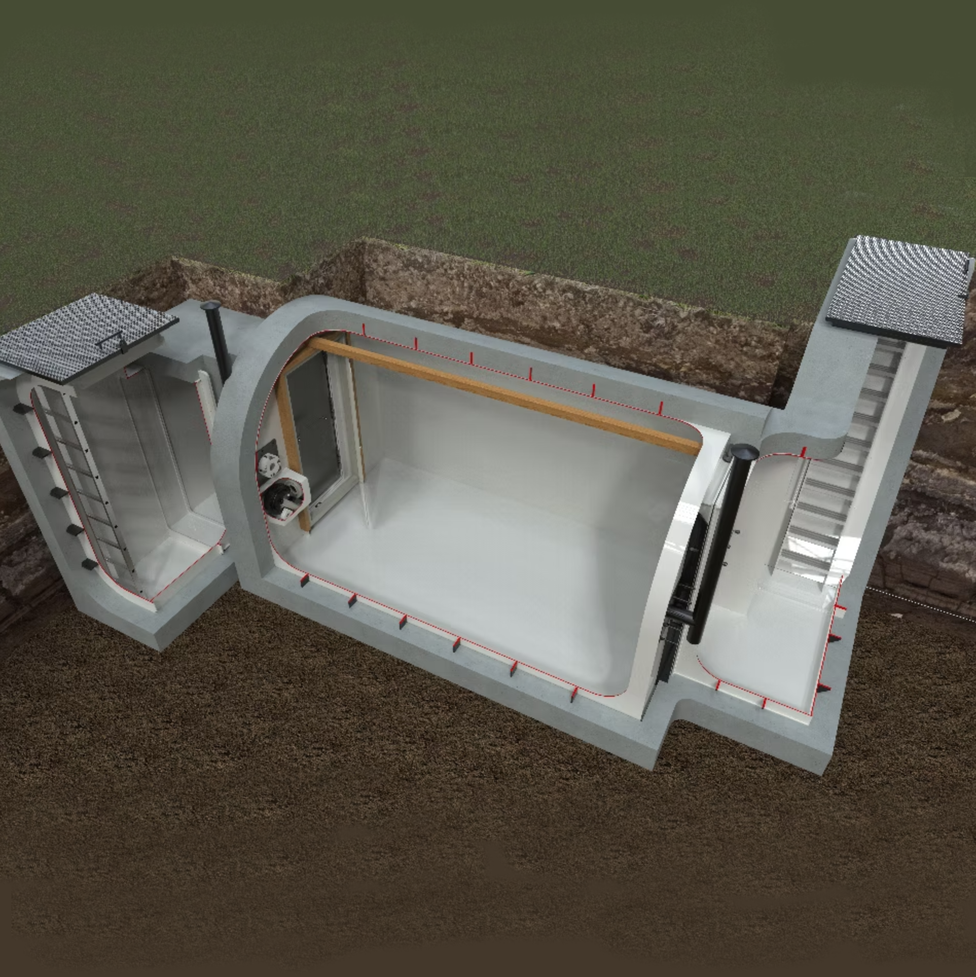 Underjordisk bunker
